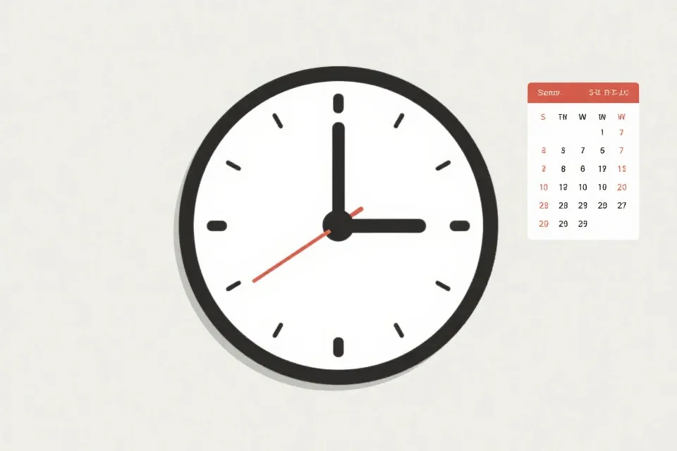 开奖时间与日历示意